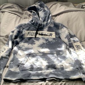 tye dye hollister hoodie
